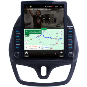 Navigatie dedicata Chevrolet Spark Beat 2015-2018 Tesla Style, 4GB RAM 64GB ROM, Quad Core, Display 9.7” QLED, Carplay&Android Auto, Android 13 - imagine 4