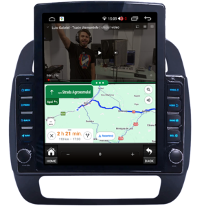 Navigatie dedicata Dacia Spring 2021+ Tesla Style, 4GB RAM 64GB ROM, Quad Core, Display 9.7” QLED, Carplay&Android Auto, Android 13 - imagine 3