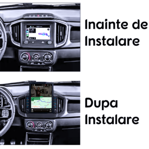 Navigatie dedicata Fiat Strada 2020-2021 Tesla Style, 4GB RAM 64GB ROM, Quad Core, Display 9.7” QLED, Carplay&Android Auto, Android 13 - imagine 3
