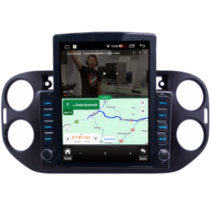 Navigatie dedicata Volkswagen Tiguan 1 2007-2018 Tesla Style, 4GB RAM 64GB ROM, Quad Core, Display 9.7” QLED, Carplay&Android Auto, Android 13 - imagine 1