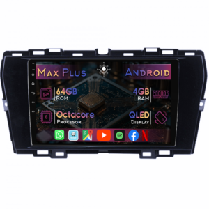 Navigatie dedicata SsangYong Tivoli 2019-2021, 4GB RAM 64GB ROM, Octacore, Display 9" QLED, Carplay&Android Auto, Android 14, Suport camere AHD - imagine 1