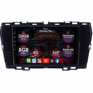 Navigatie dedicata SsangYong Tivoli 2019-2021, 8GB RAM 128GB ROM, Octacore, Platforma 7862, Display 9" QLED, Carplay&Android Auto, Android 14, Ventilator Activ - imagine 1