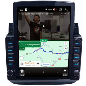 Navigatie dedicata Volkswagen Touareg 2010-2018 Tesla Style, 4GB RAM 64GB ROM, Quad Core, Display 9.7” QLED, Carplay&Android Auto, Android 13 - imagine 3