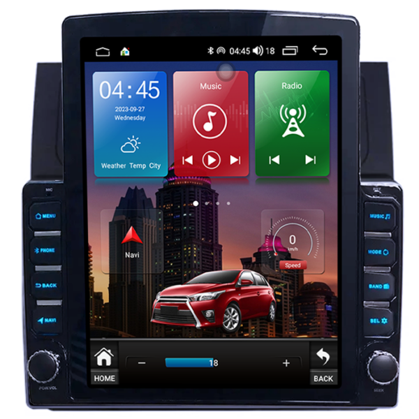 Navigatie dedicata Volkswagen Touran 2014+ Tesla Style, 4GB RAM 64GB ROM, Quad Core, Display 9.7” QLED, Carplay&Android Auto, Android 13