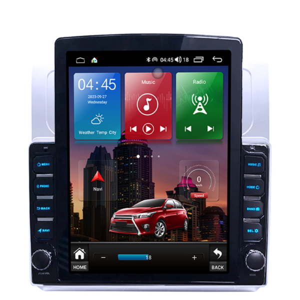 Navigatie dedicata Volkswagen Touran 2003-2015 Tesla Style, 4GB RAM 64GB ROM, Quad Core, Display 9.7” QLED, Carplay&Android Auto, Android 13