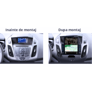 Navigatie dedicata Ford Transit/Tourneo Connect 2013-2022 Tesla Style, 4GB RAM 64GB ROM, Quad Core, Display 9.7” QLED, Android 13 - imagine 2