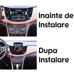 Navigatie dedicata Chevrolet Trax 2013-2020 Tesla Style, 4GB RAM 64GB ROM, Quad Core, Display 9.7” QLED, Carplay&Android Auto, Android 13 - imagine 3