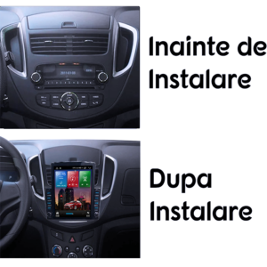 Navigatie dedicata Chevrolet Trax Tracker 2014-2016 Tesla Style, 4GB RAM 64GB ROM, Quad Core, Display 9.7” QLED, Carplay&Android Auto, Android 13 - imagine 3