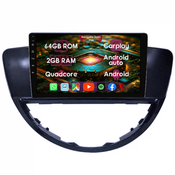 Navigatie dedicata Subaru Tribeca 2007-2011, 2GB RAM 64GB ROM, Quad Core, Display 9" IPS Full HD, Carplay&Android Auto, Android 14, Suport camere AHD