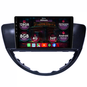 Navigatie dedicata Subaru Tribeca 2007-2011, 8GB RAM 128GB ROM, Octacore, Platforma TS18, Display 9" QLED, Carplay&Android Auto, Android 14, Ventilator Activ - imagine 1