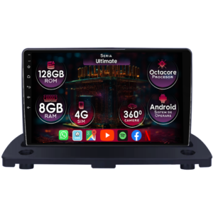 Navigatie dedicata Volvo XC90 1 2002-2015, 8GB RAM 128GB ROM, Octacore, Platforma TS18, Display 9" QLED, Carplay&Android Auto, Android 14, Ventilator Activ - imagine 1