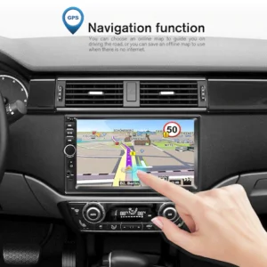Navigatie Volkswagen, Nissan, Opel, Ford, 2GB RAM 32GB ROM, 7 inch Android 13, WI-FI, Bluetooth, Waze, conectori Iso microfon extern, suporti prindere - imagine 2