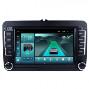 Navigatie dedicata Volkswagen, 4GB RAM 64GB ROM, Octacore, Android 14, Display QLED 7", Carplay&Android Auto, SIM 4G - imagine 2