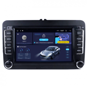 Navigatie dedicata Volkswagen, 4GB RAM 32GB ROM, Octacore, Android 14, Display QLED 7", Carplay&Android Auto, SIM 4G - imagine 1