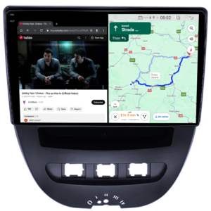 Navigatie dedicata Peugeot 107 2005-2014, 4GB RAM 64GB ROM, Quad Core, Display 10" QLED 1K, Carplay&Android Auto, Android 14, Suport camere AHD - imagine 5