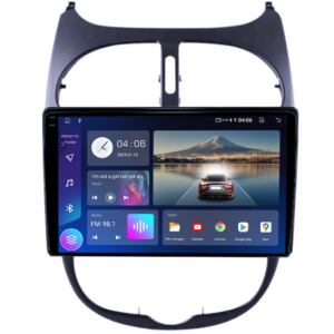 Navigatie dedicata Peugeot 206 2004-2008, 4GB RAM 64GB ROM, Quad Core, Display 9" QLED 1K, Carplay&Android Auto, Android 14, Suport camere AHD - imagine 5