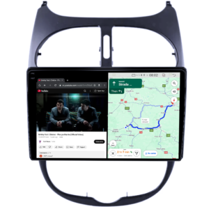 Navigatie dedicata Peugeot 206 2004-2008, 4GB RAM 64GB ROM, Quad Core, Display 9" QLED 1K, Carplay&Android Auto, Android 14, Suport camere AHD - imagine 3