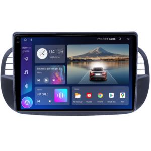 Navigatie dedicata Fiat 500 2007-2015, 4GB RAM 64GB ROM, Quad Core, Display 9" QLED 1K, Carplay&Android Auto, Android 14, Suport camere AHD - imagine 5