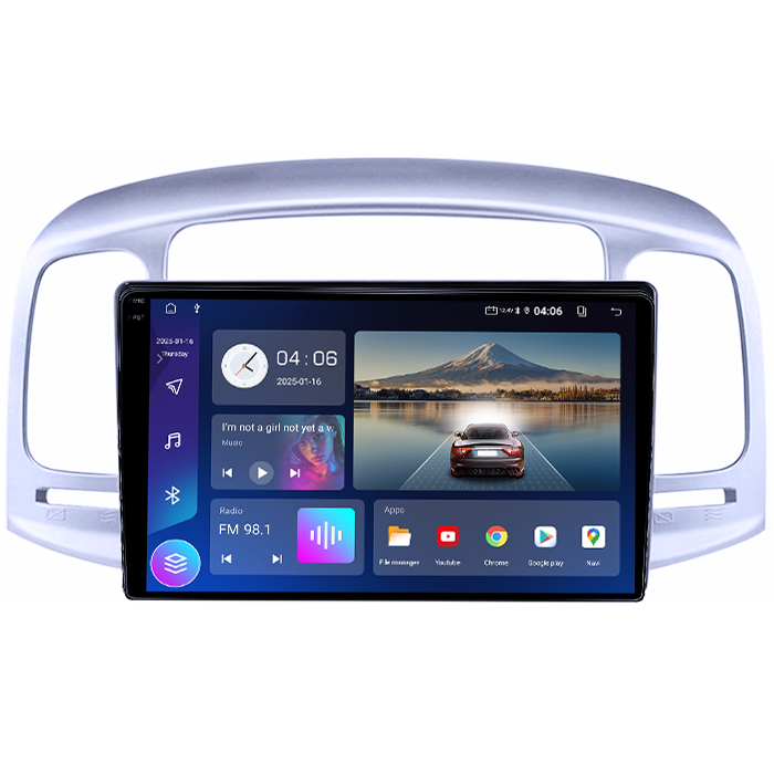 Navigatie dedicata Hyundai Accent 2006-2011, 4GB RAM 64GB ROM, Quad Core, Display 9" QLED 1K, Carplay&Android Auto, Android 14, Suport camere AHD - imagine 5