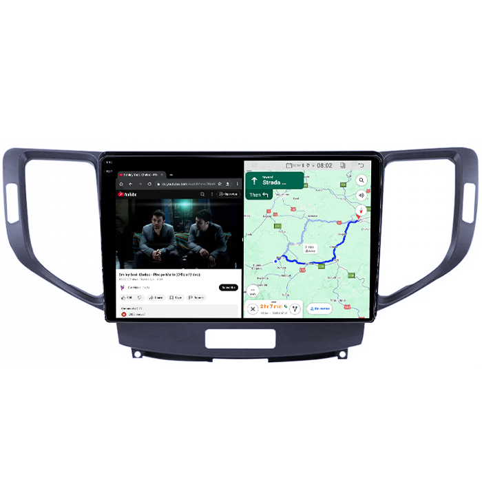 Navigatie dedicata Honda Accord 8 2008-2012, 4GB RAM 64GB ROM, Quad Core, Display 9" QLED 1K, Carplay&Android Auto, Android 14, Suport camere AHD - imagine 3