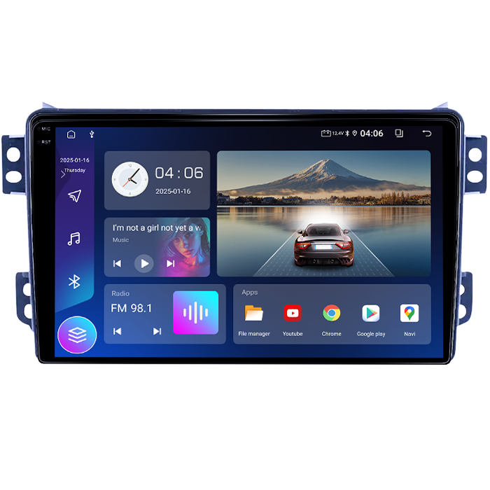 Navigatie dedicata Opel Agila 2007-2014, 4GB RAM 64GB ROM, Quad Core, Display 9" QLED 1K, Carplay&Android Auto, Android 14, Suport camere AHD - imagine 5