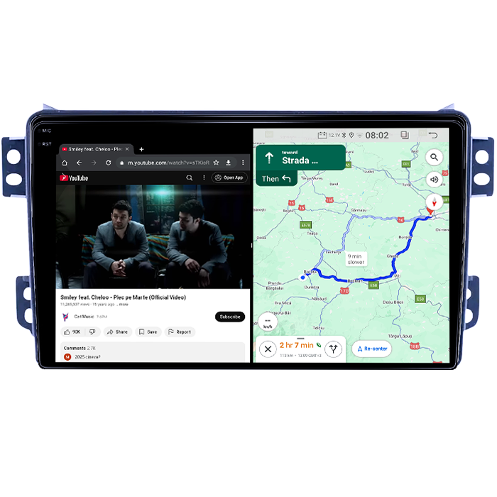Navigatie dedicata Opel Agila 2007-2014, 4GB RAM 64GB ROM, Quad Core, Display 9" QLED 1K, Carplay&Android Auto, Android 14, Suport camere AHD - imagine 3