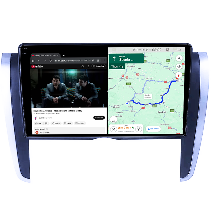 Navigatie dedicata Toyota Allion 2007-2020, 4GB RAM 64GB ROM, Quad Core, Display 9" QLED 1K, Carplay&Android Auto, Android 14 - imagine 3