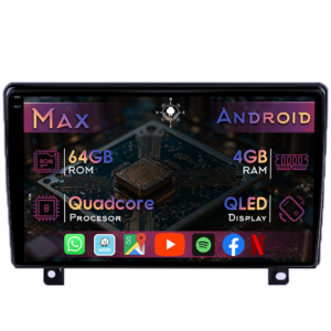 Navigatie dedicata Opel Astra H 2004-2014, 4GB RAM 64GB ROM, Quad Core, Display 9" QLED 1K, Carplay&Android Auto, Android 14, Suport camere AHD - imagine 1