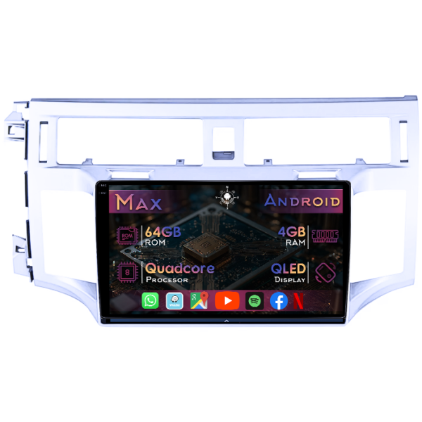Navigatie dedicata Toyota Avalon 2005-2010, 4GB RAM 64GB ROM, Quad Core, Display 9" QLED 1K, Carplay&Android Auto, Android 14