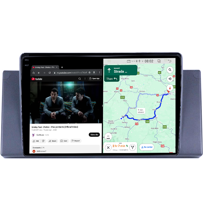 Navigatie dedicata BMW X5 E53 1999-2006, 4GB RAM 64GB ROM, Quad Core, Display 9" QLED 1K, Carplay&Android Auto, Android 14, Suport camere AHD - imagine 5