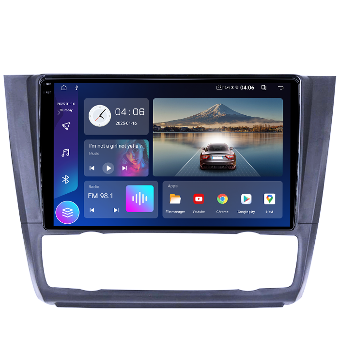 Navigatie dedicata BMW Seria 1 E81/E87 2007-2013, clima automata, 4GB RAM 64GB ROM, Quad Core, Display 9" QLED 1K, Carplay&Android Auto, Android 14, Suport camere AHD - imagine 5