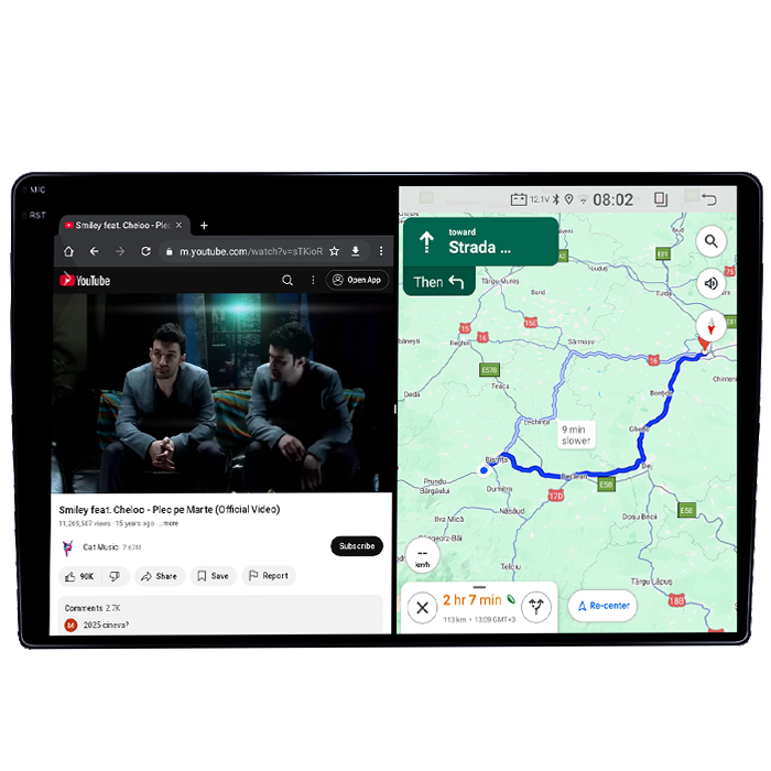 Navigatie dedicata Citroen Berlingo 2008-2018, 4GB RAM 64GB ROM, Quad Core, Display 9" QLED 1K, Carplay&Android Auto, Android 14, Suport camere AHD - imagine 3