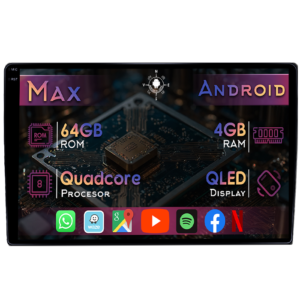 Navigatie dedicata Citroen Berlingo 2008-2018, 4GB RAM 64GB ROM, Quad Core, Display 9" QLED 1K, Carplay&Android Auto, Android 14, Suport camere AHD - imagine 1