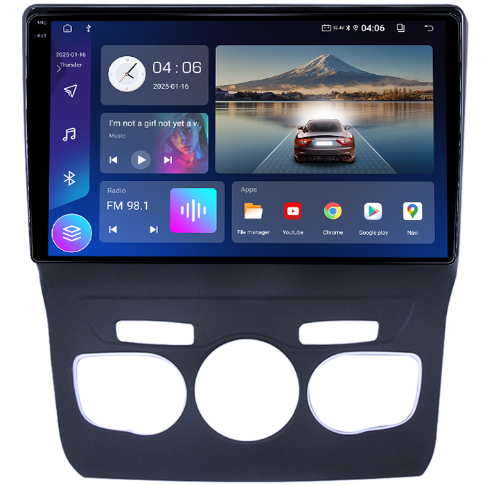 Navigatie dedicata Citroen C4 2009-2018, clima automata, 4GB RAM 64GB ROM, Quad Core, Display 10" QLED 1K, Carplay&Android Auto, Android 14, Suport camere AHD - imagine 5