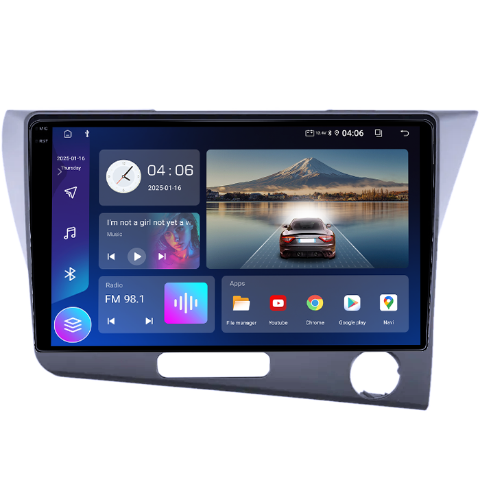 Navigatie dedicata Honda CR-Z, 4GB RAM 64GB ROM, Quad Core, Display 9" QLED 1K, Carplay&Android Auto, Android 14, Suport camere AHD - imagine 5