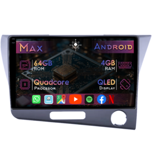 Navigatie dedicata Honda CR-Z, 4GB RAM 64GB ROM, Quad Core, Display 9" QLED 1K, Carplay&Android Auto, Android 14, Suport camere AHD - imagine 1
