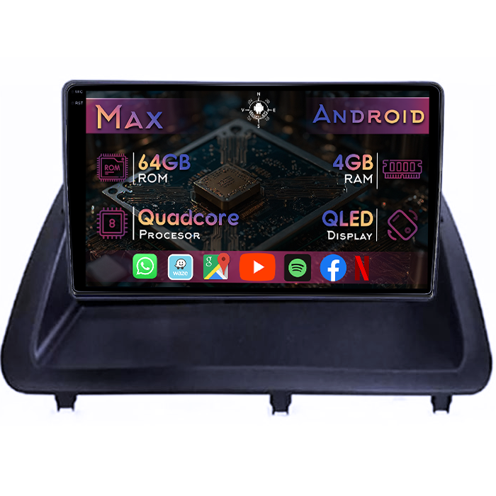 Navigatie dedicata Lexus CT200H 2011-2018, 4GB RAM 64GB ROM, Quad Core, Display 9" QLED 1K, Carplay&Android Auto, Android 14 - imagine 1