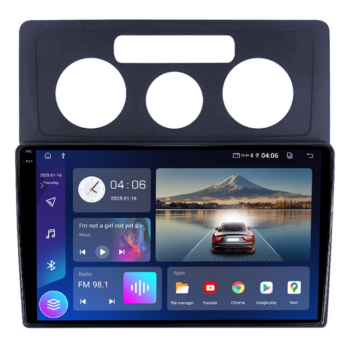 Navigatie dedicata Volkswagen Caddy 3 2004-2014, 4GB RAM 64GB ROM, Quad Core, Display 10" QLED 1K, Carplay&Android Auto, Android 14, Suport camere AHD - imagine 6