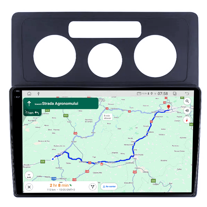 Navigatie dedicata Volkswagen Caddy 3 2004-2014, 4GB RAM 64GB ROM, Quad Core, Display 10" QLED 1K, Carplay&Android Auto, Android 14, Suport camere AHD - imagine 4