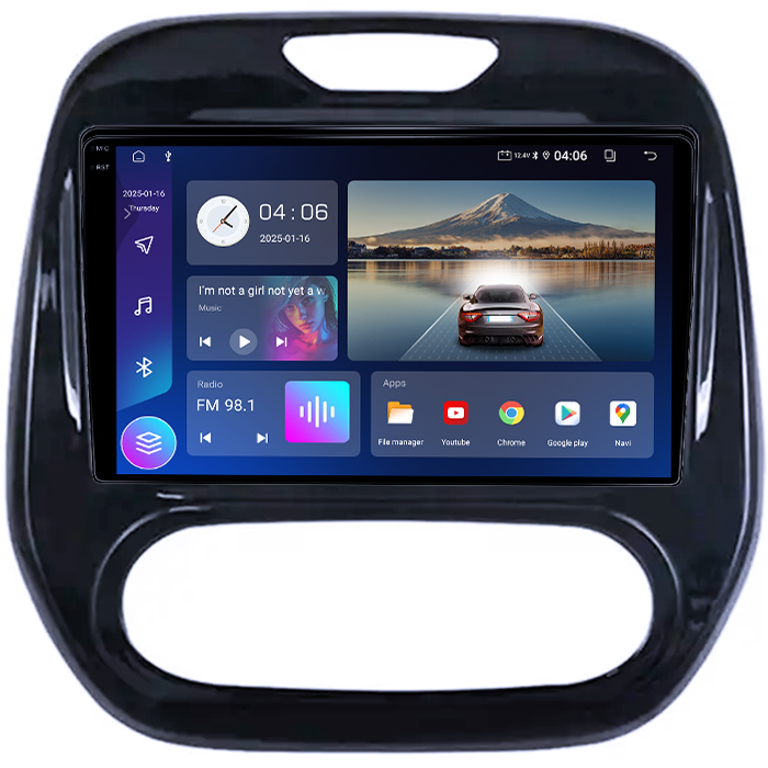Navigatie dedicata Renault Captur 1 2013-2020, 4GB RAM 64GB ROM, Quad Core, Display 9" QLED 1K, Carplay&Android Auto, Android 14, Suport camere AHD - imagine 5