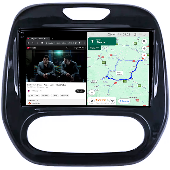 Navigatie dedicata Renault Captur 1 2013-2020, 4GB RAM 64GB ROM, Quad Core, Display 9" QLED 1K, Carplay&Android Auto, Android 14, Suport camere AHD - imagine 3
