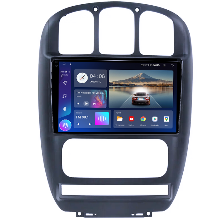 Navigatie dedicata Dodge Caravan 2000-2007, 4GB RAM 64GB ROM, Quad Core, Display 9" QLED 1K, Carplay&Android Auto, Android 14, Suport camere AHD - imagine 4