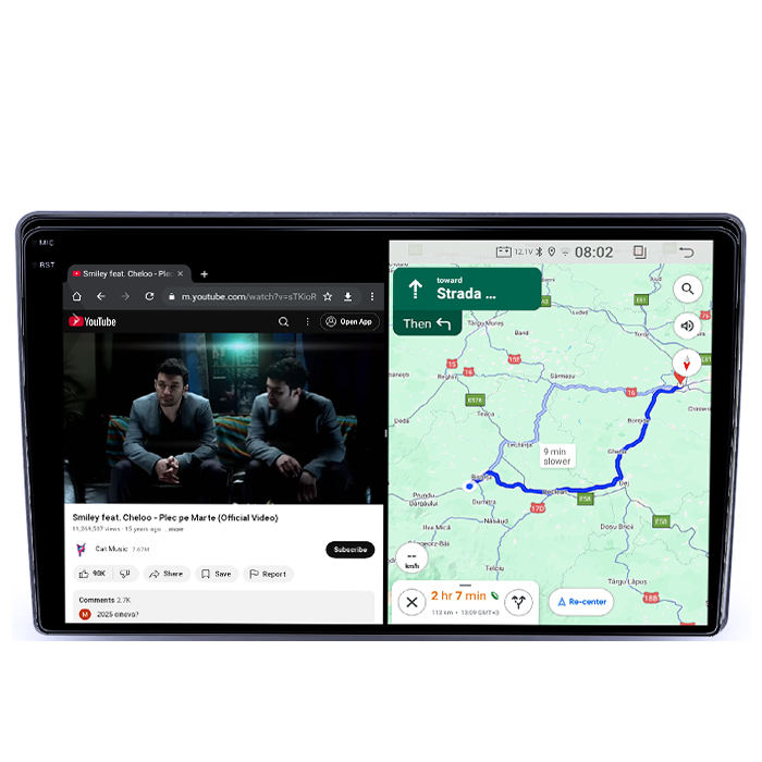 Navigatie dedicata Kia Ceed 2006-2009, 4GB RAM 64GB ROM, Quad Core, Display 9" QLED 1K, Carplay&Android Auto, Android 14, Suport camere AHD - imagine 3