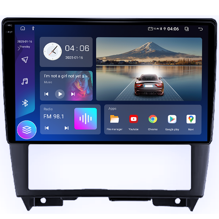 Navigatie dedicata Nissan Cefiro 1994-2000, 4GB RAM 64GB ROM, Quad Core, Display 9" QLED 1K, Carplay&Android Auto, Android 14, Suport camere AHD - imagine 5