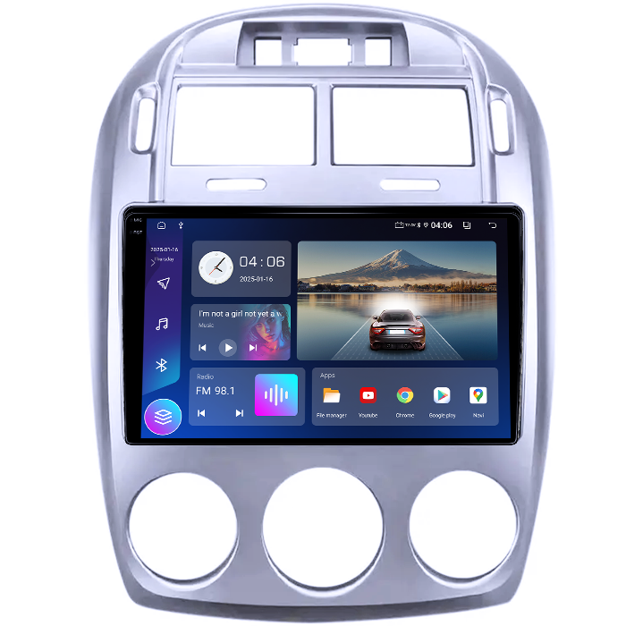 Navigatie dedicata Kia Cerato 2005-2006, 4GB RAM 64GB ROM, Quad Core, Display 9" QLED 1K, Carplay&Android Auto, Android 14, Suport camere AHD - imagine 4
