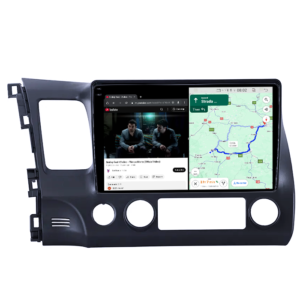 Navigatie dedicata Honda Civic 2006-2011, 4GB RAM 64GB ROM, Quad Core, Display 10" QLED 1K, Carplay&Android Auto, Android 14, Suport camere AHD - imagine 3