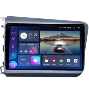 Navigatie dedicata Honda Civic 2011-2015, 4GB RAM 64GB ROM, Quad Core, Display 9" QLED 1K, Carplay&Android Auto, Android 14, Suport camere AHD - imagine 5
