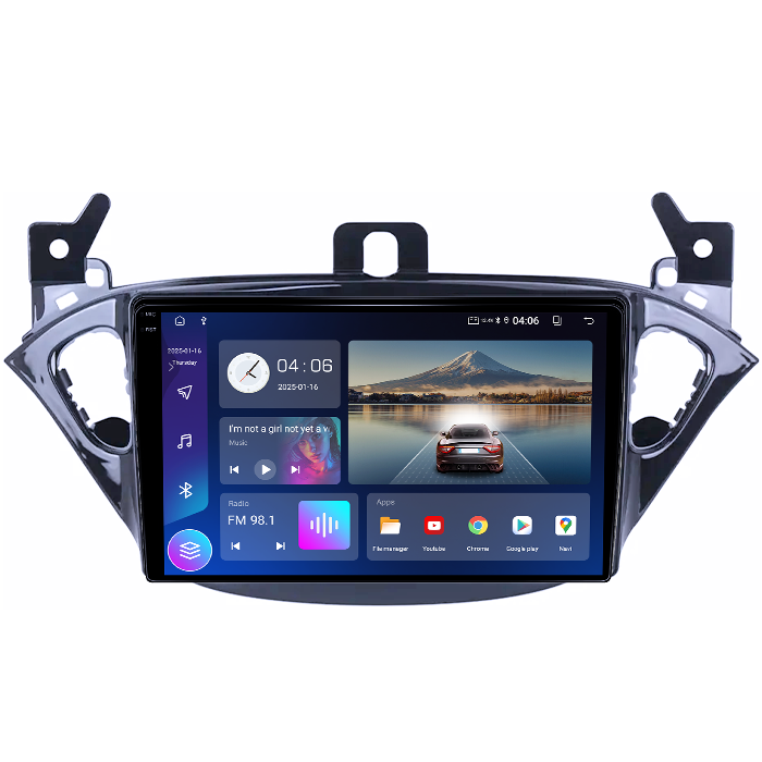 Navigatie dedicata Opel Corsa E 2014-2019, 4GB RAM 64GB ROM, Quad Core, Display 9" QLED 1K, Carplay&Android Auto, Android 14, Suport camere AHD - imagine 5