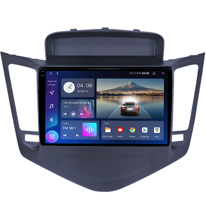 Navigatie dedicata Chevrolet Cruze 2008-2013, 4GB RAM 64GB ROM, Quad Core, Display 9" QLED 1K, Carplay&Android Auto, Android 14, Suport camere AHD - imagine 5