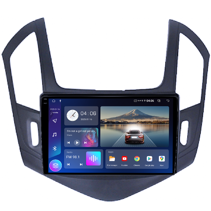 Navigatie dedicata Chevrolet Cruze 2013-2015, 4GB RAM 64GB ROM, Quad Core, Display 9" QLED 1K, Carplay&Android Auto, Android 14, Suport camere AHD - imagine 5